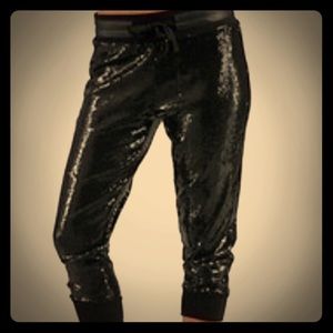 Guess sequin crop pants